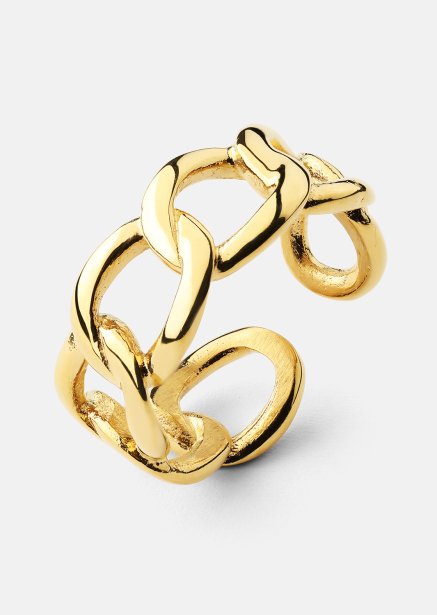 Anillo Bold Chain - 18K Chapado en oro