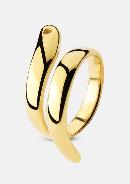 Anillo Wave - 18k Chapado en oro