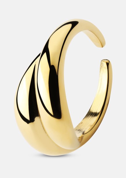 Anillo Wave Bold - 18k Chapado en oro