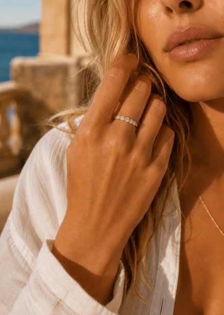 Anillo Glowfly - 18k Chapado en oro