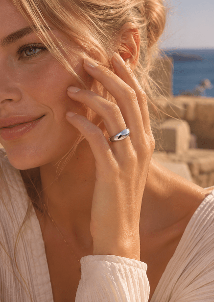 Anillo Harmonia - Chapado en plata