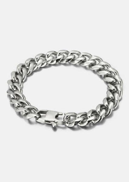 Pulsera Iron Valor - Chapada en plata