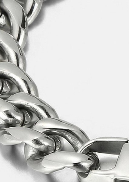Pulsera Iron Valor - Chapada en plata