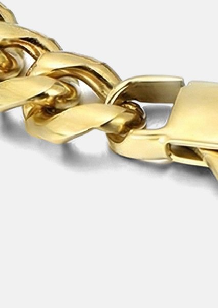 Pulsera Titan Link - 18k Chapada en oro