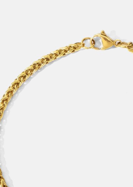 Pulsera Regal Twine - 18k Chapada en oro