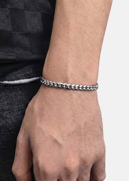 Pulsera Zaylen Shade - Chapada en plata