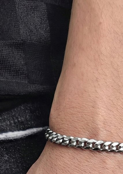 Pulsera Zaylen Shade - Chapada en plata