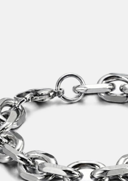 Pulsera Aure Vale - Chapada en plata