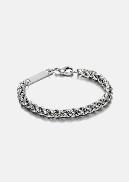 Pulsera Zephan Arc - Chapada en plata