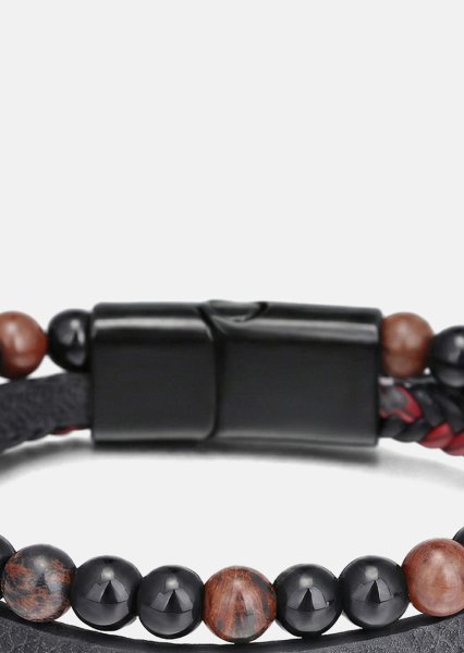 Pulsera de cuero Rogue Bond