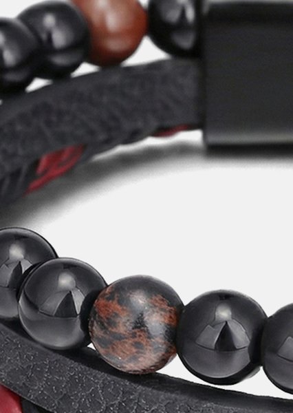 Pulsera de cuero Rogue Bond