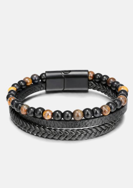 Pulsera de cuero Cinder Guard