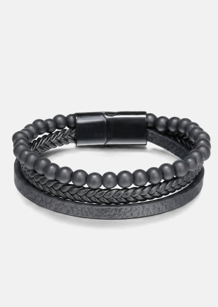 Pulsera de cuero Raven Forge