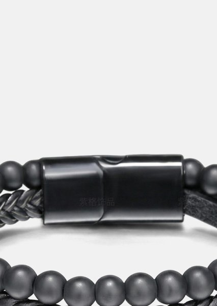 Pulsera de cuero Raven Forge