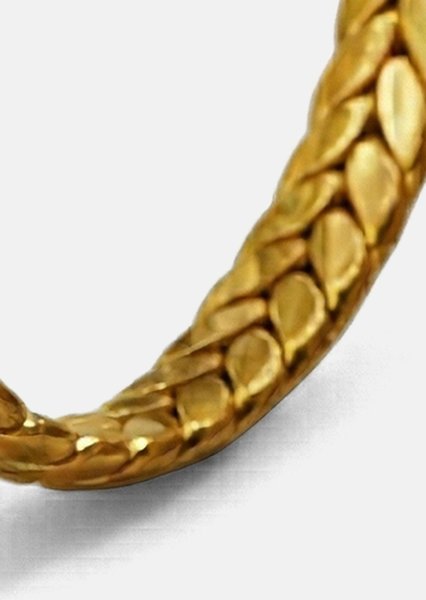 Pulsera Valor Weave - 18k Chapada en oro