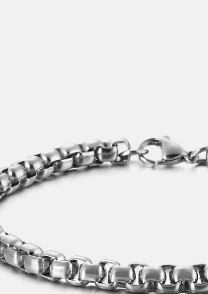 Pulsera Titanic Bond - Chapada en plata