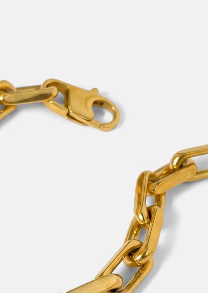 Pulsera Valor Link - 18k Chapada en oro