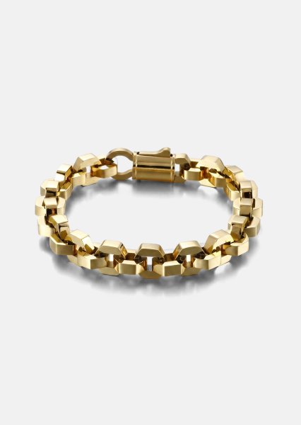 Pulsera Cynosure Rise - 18k Chapada en oro