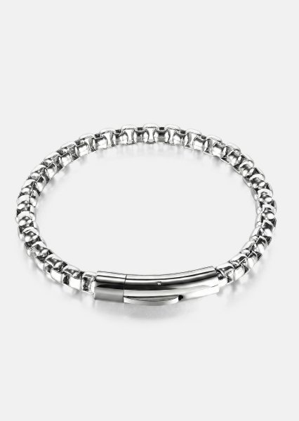 Pulsera Eldrin Loom - Chapada en plata