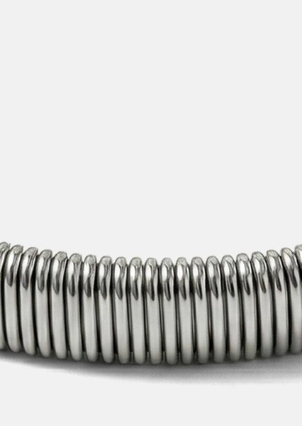 Pulsera Titanic Echo - Chapada en plata
