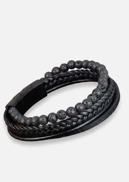 Pulsera de cuero Titan Loom