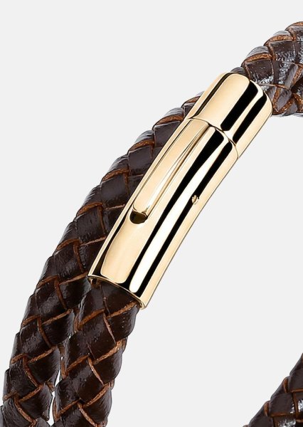 Pulsera de cuero Virtue Weave