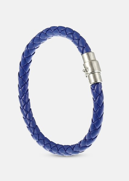Pulsera de cuero Azure Forge