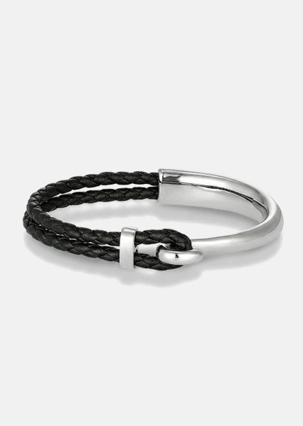 Pulsera de cuero Gravitas Link