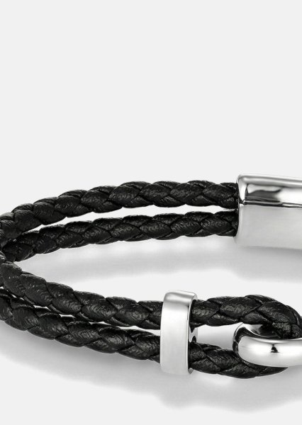 Pulsera de cuero Gravitas Link