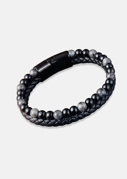 Pulsera de cuero Ebon Veil