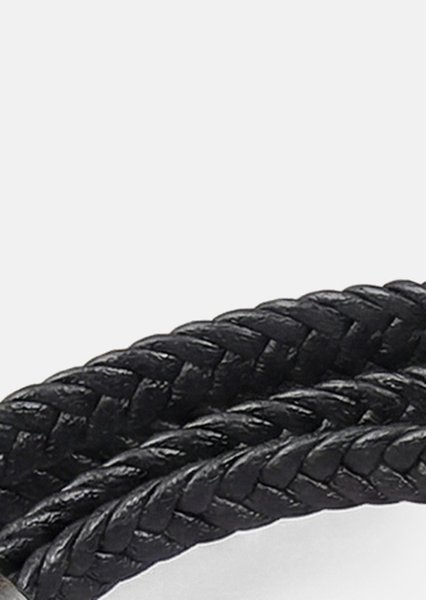 Pulsera de cuero Raven Crest