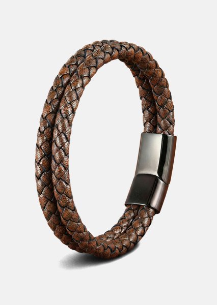 Pulsera de cuero Titan Tangle