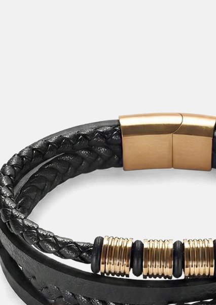Pulsera de cuero Titan Bond