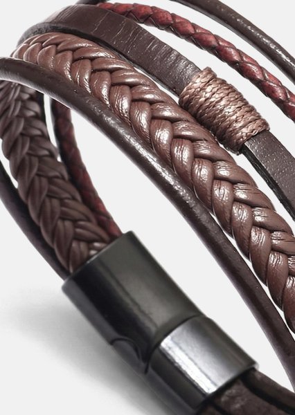 Pulsera de cuero Valor Ridge