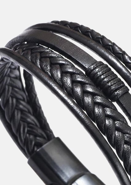 Pulsera de cuero Titan Stride