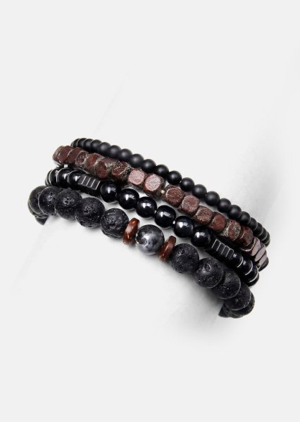 Pulsera de cuentas Obsidian Knack