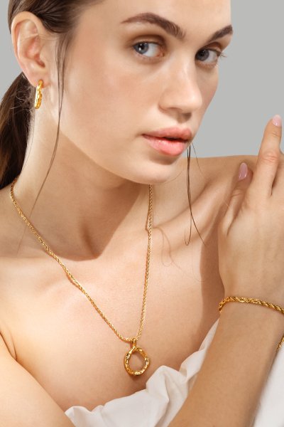 Collar Aurora Wave - 18k Chapado en oro