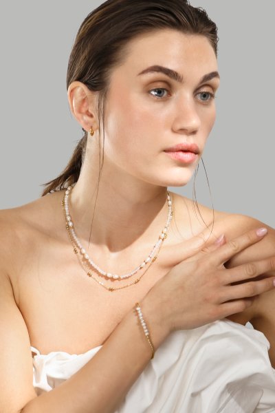 Collar Pearl Harmony – 18k Chapado en oro