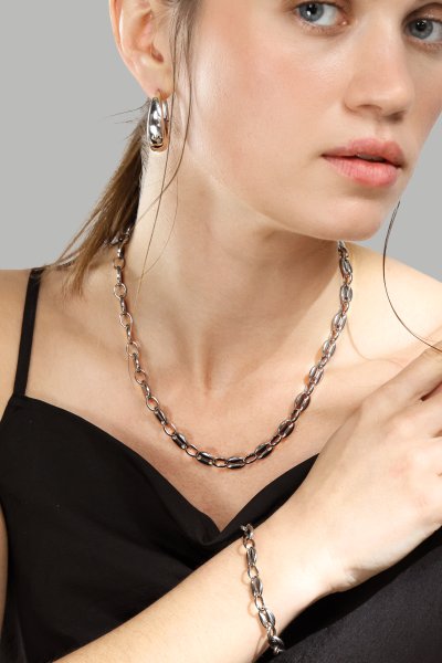 Collar Bold Link – Chapado en plata