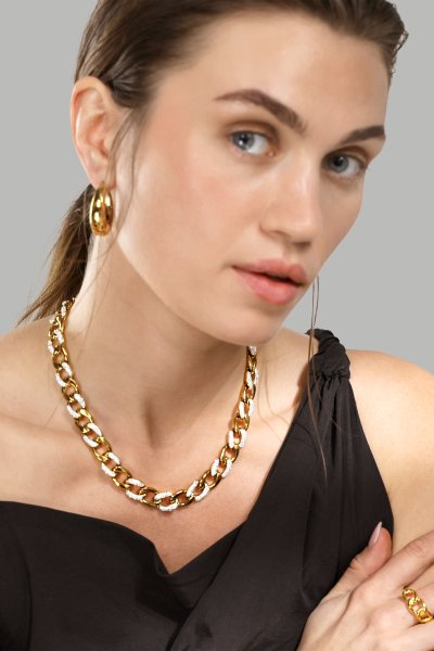 Pulsera Luna Luxe - 18k Chapada en oro