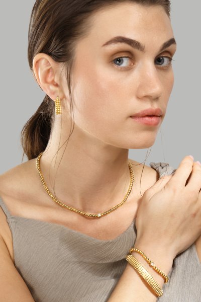 Collar Lumière - 18k Chapado en oro