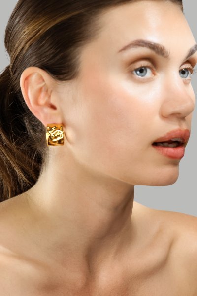 Pendiente Luna - 18k Chapado en oro