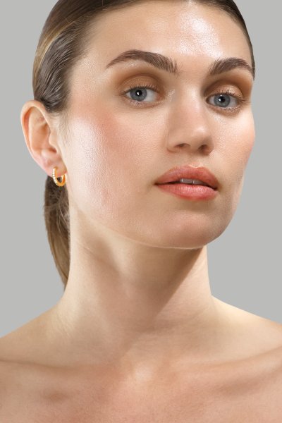 Pendientes Golden Spark – 18k Chapados en oro