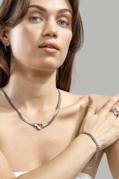 Pendiente Classic Medium - Chapado en plata