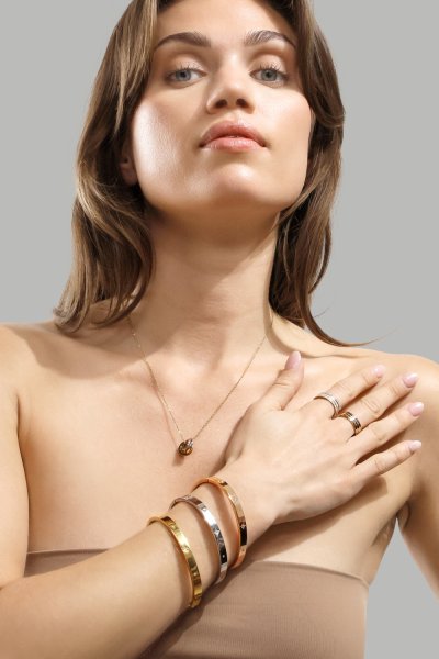 Anillo Gloomy - 18k Chapado en oro