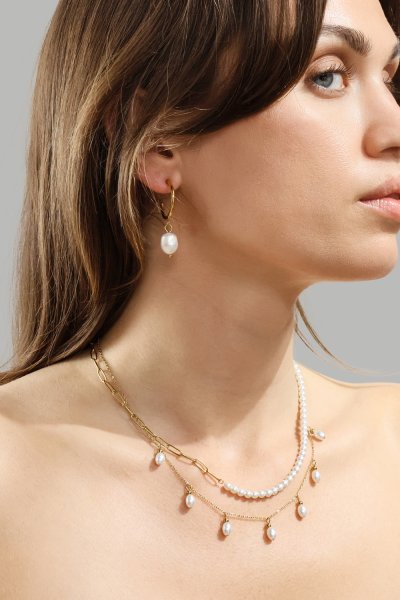 Zuri Pendientes – 18k Chapados en oro