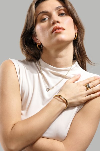 Anillo Elegant - Chapado en oro de 18k