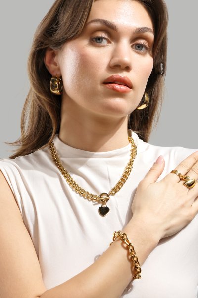 Anillo Fluid Power - 18k Chapado en oro