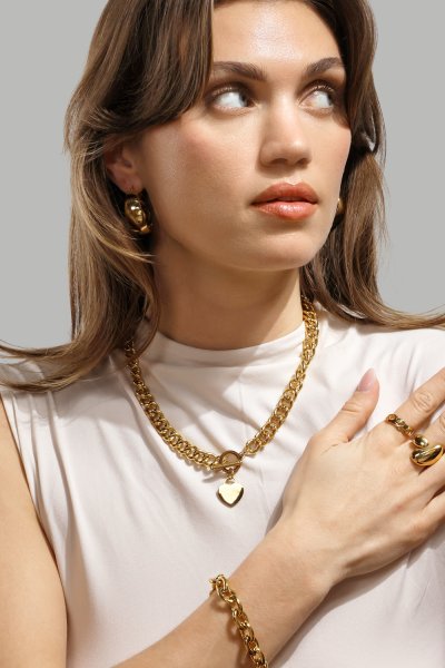 Anillo Fluid Power - 18k Chapado en oro