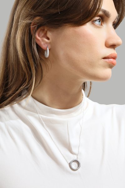 Collar Cirque Éclat - Chapado en plata